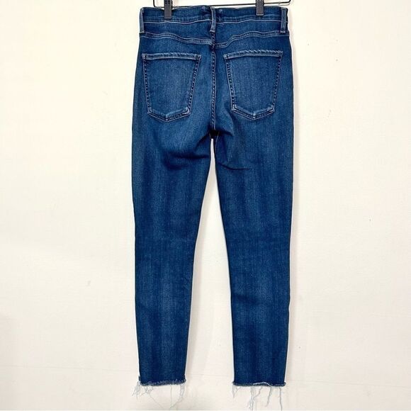 AGOLDE Sophie Crop Denim Raw Hem Jeans SIZE 27 - Picture 4 of 6